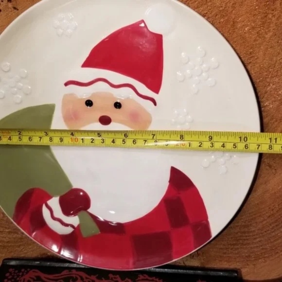 Holiday Santa Cookie Plate - Picture 11 of 11